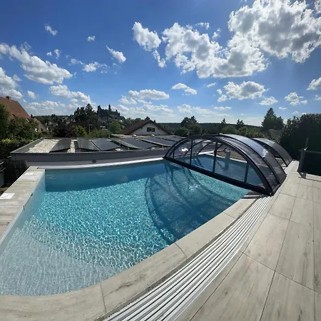 Schlossblick - 4 Sterne Sauna Pool Whirlpool Exklusiv 公寓 *